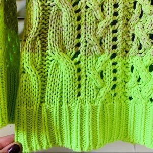 American Eagle Multicolor Neon Sweater